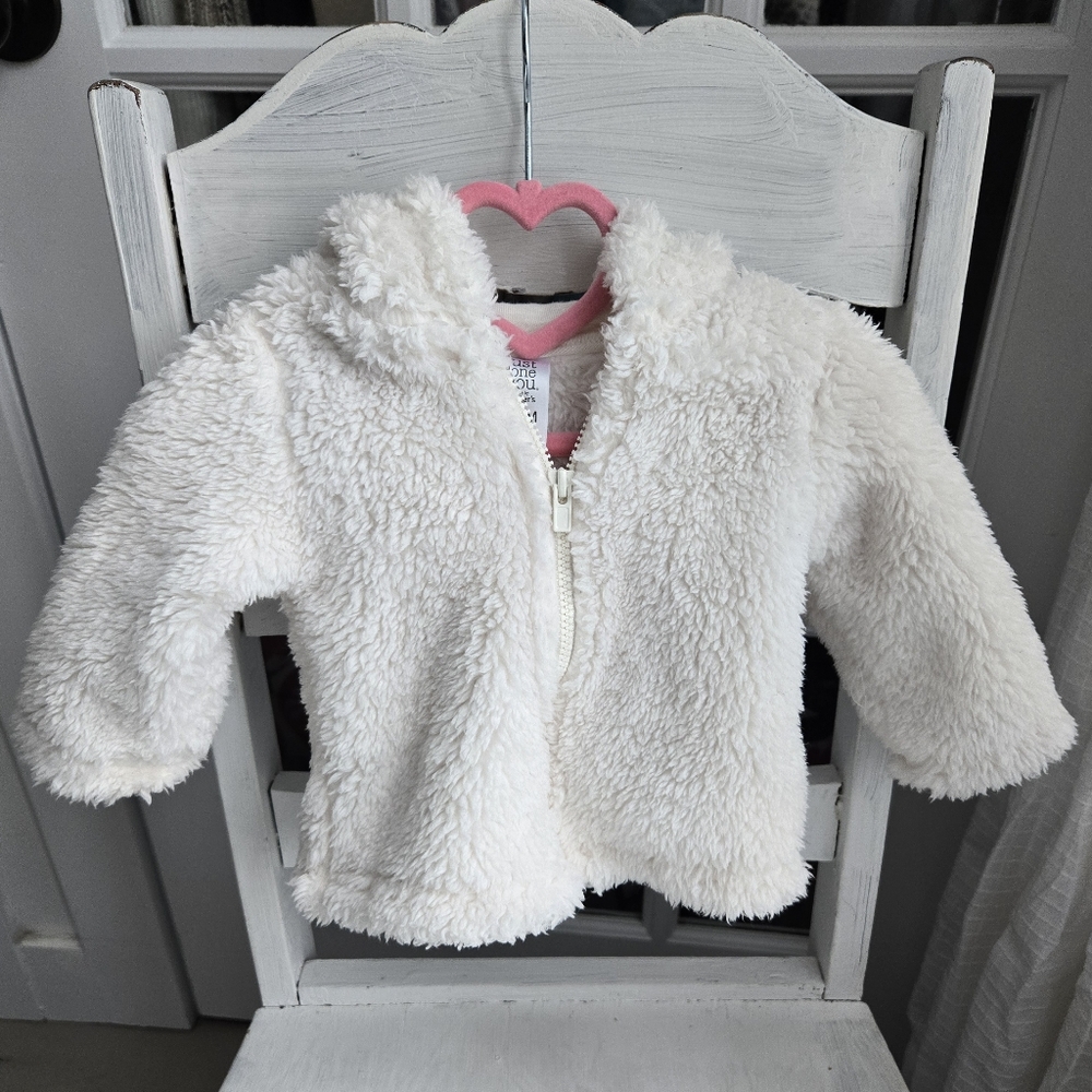 Cozy Faux Fur Baby Coat with Hood - Just One You by Carter's!